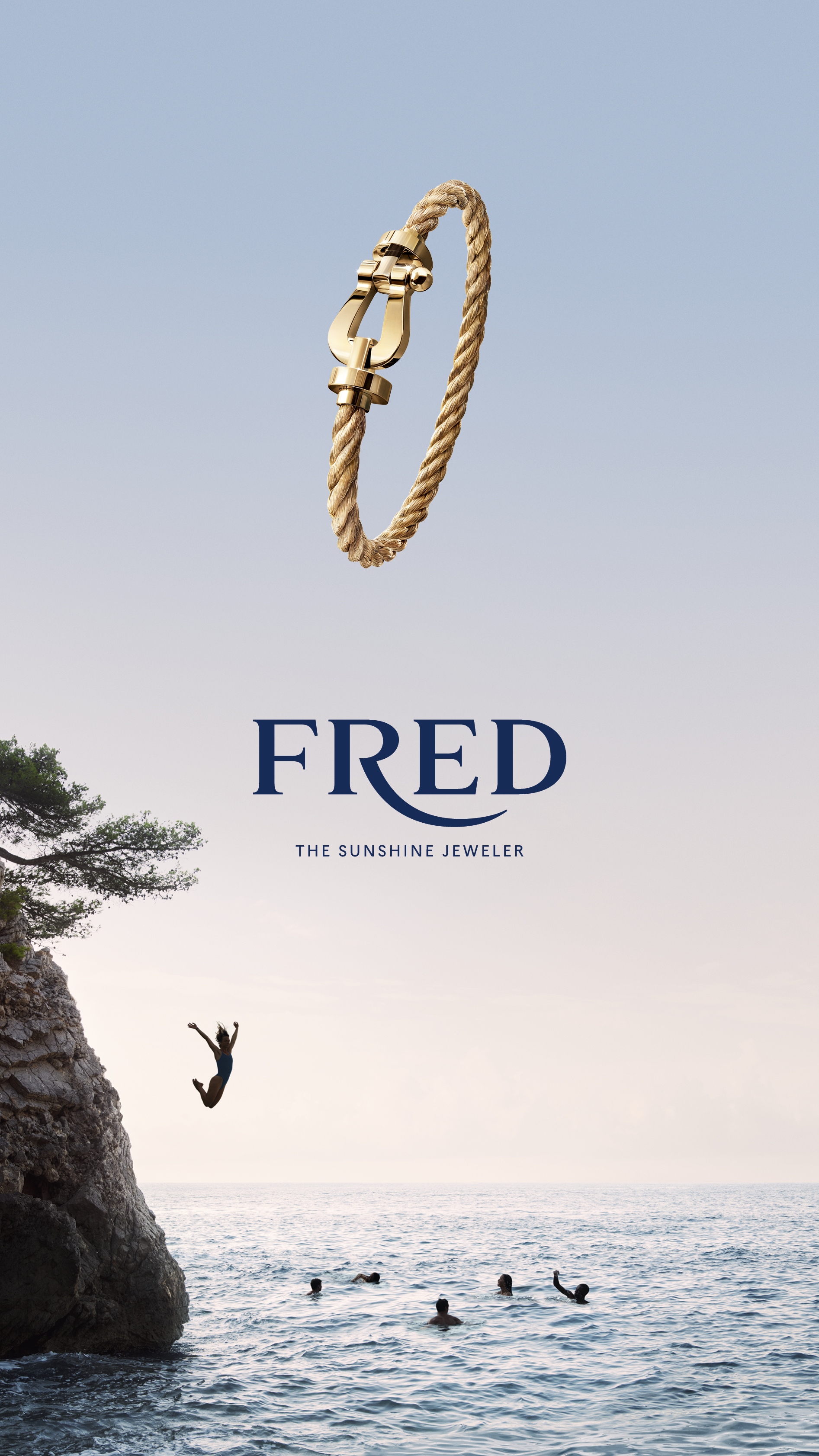 浸沐阳光悦动心灵fred斐登欣然呈现全新阳光般璀璨的珠宝大师广告大片