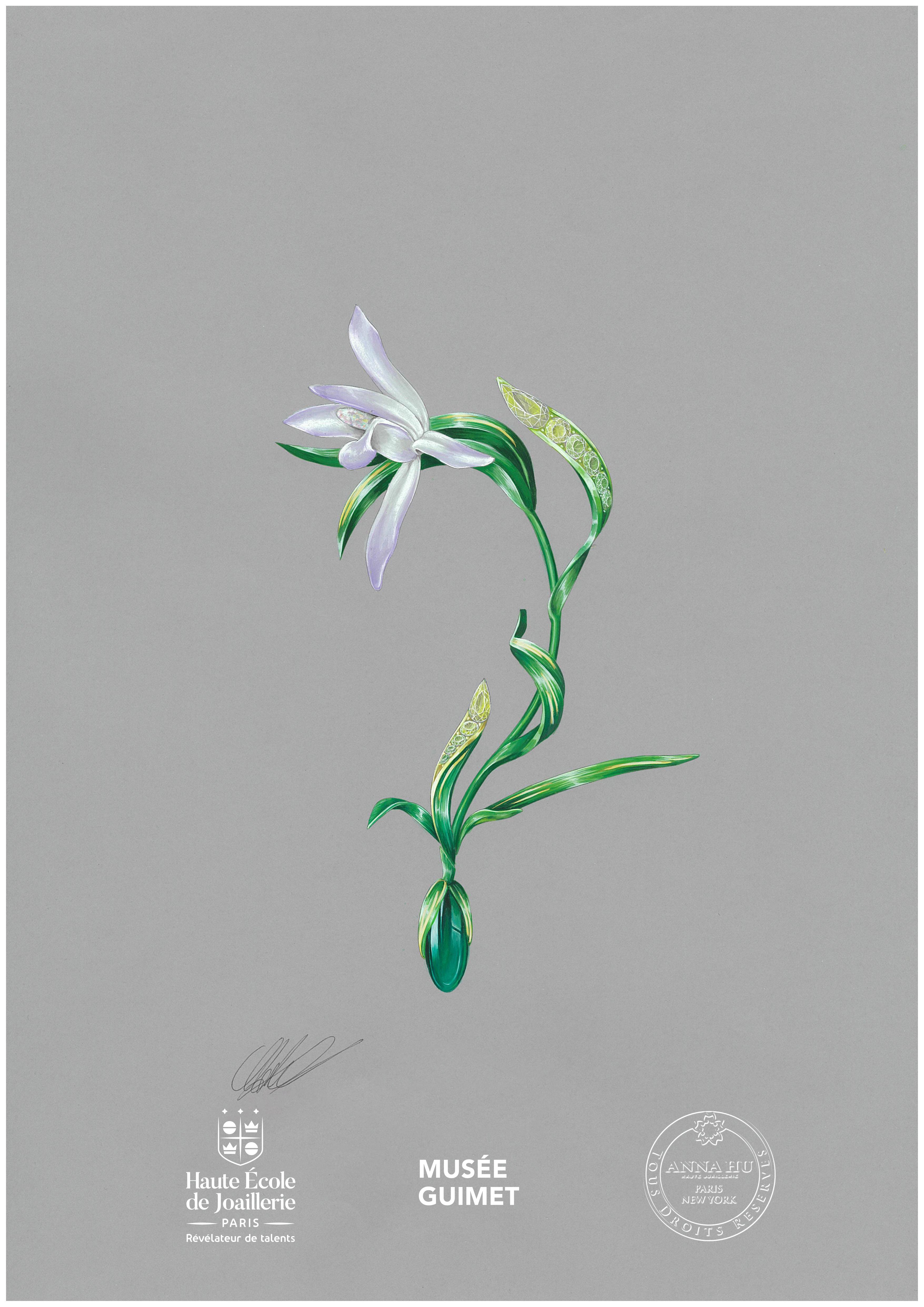 anna hu 受邀担任法国巴黎高等珠宝学院年度《创意人