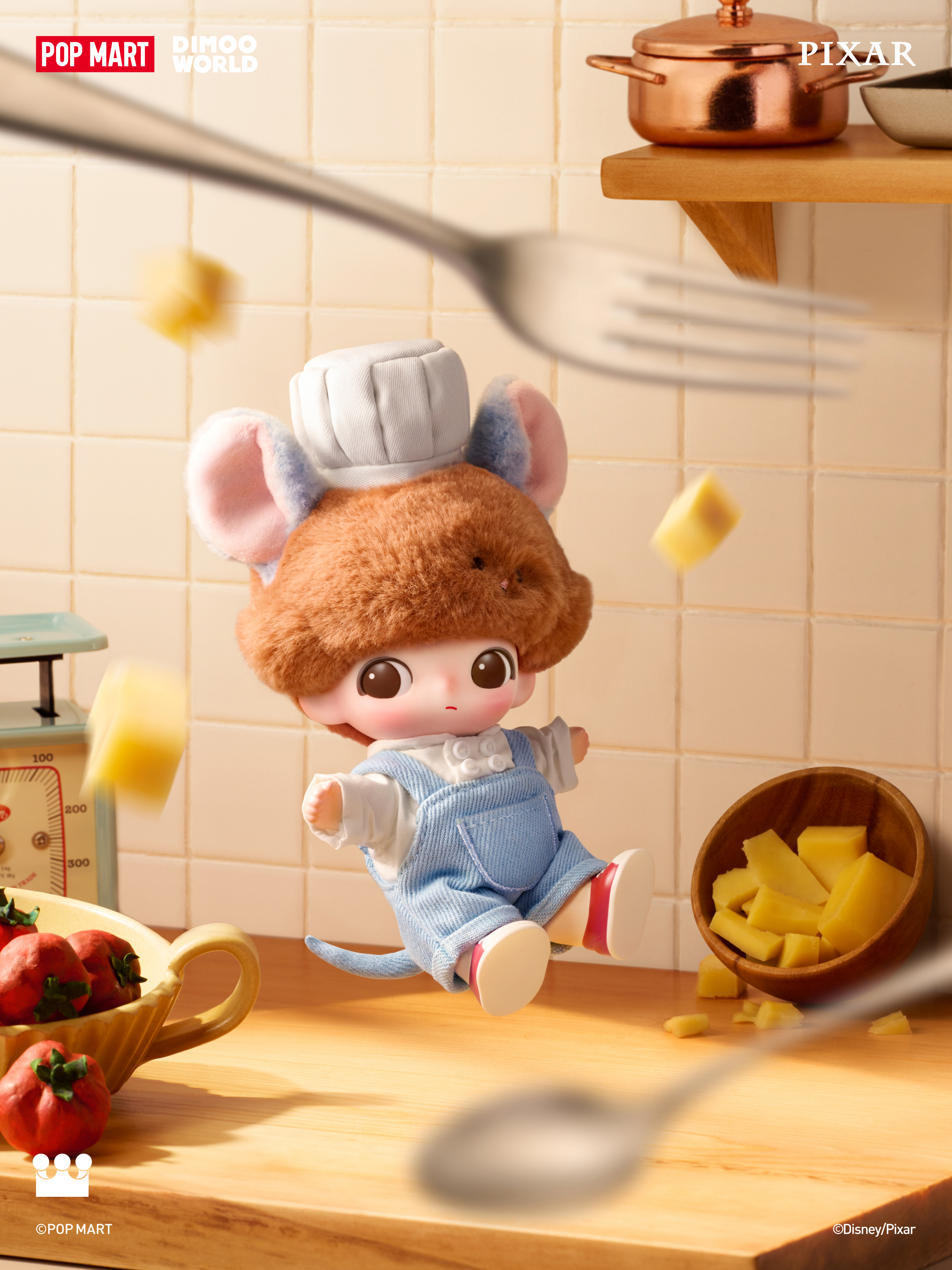 和DIMOO一起闯进皮克斯的奇幻童心宇宙 泡泡玛特推出DIMOO WORLD × PIXAR联名系列